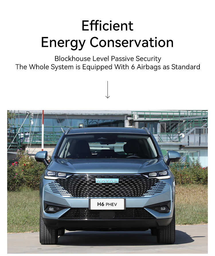 180Km/h Maximum Power 113Kw Plug-In Hybrid 2023 Haval H6 Dht-phev Energy Left Hand Drive Electric Utility Vehicle