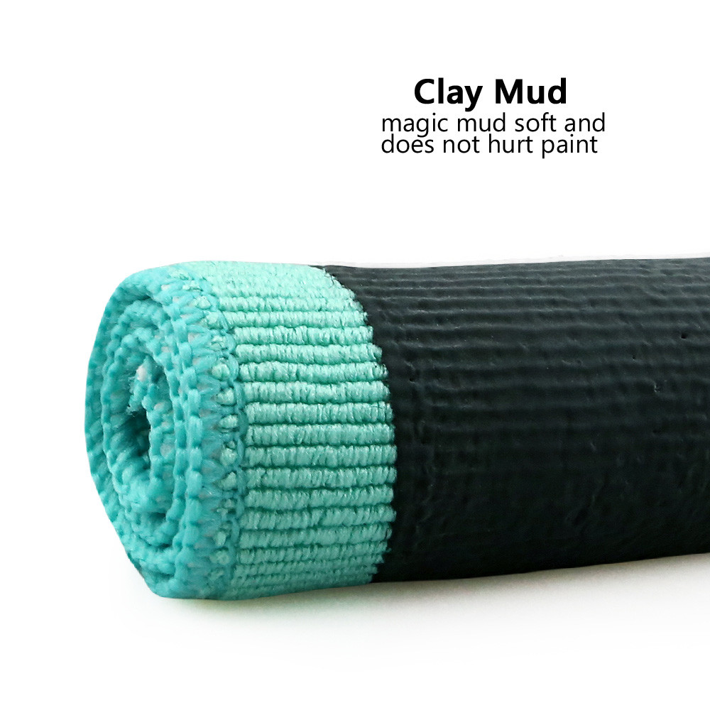Blue Clay Cloth Car Detailing Perforated Clay Towel 12x12 inches Removal Contaminats