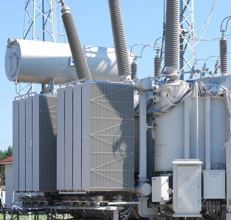 Double copper Winding Oil Immersed Power Transformer 7500 KVA For Power Transmission