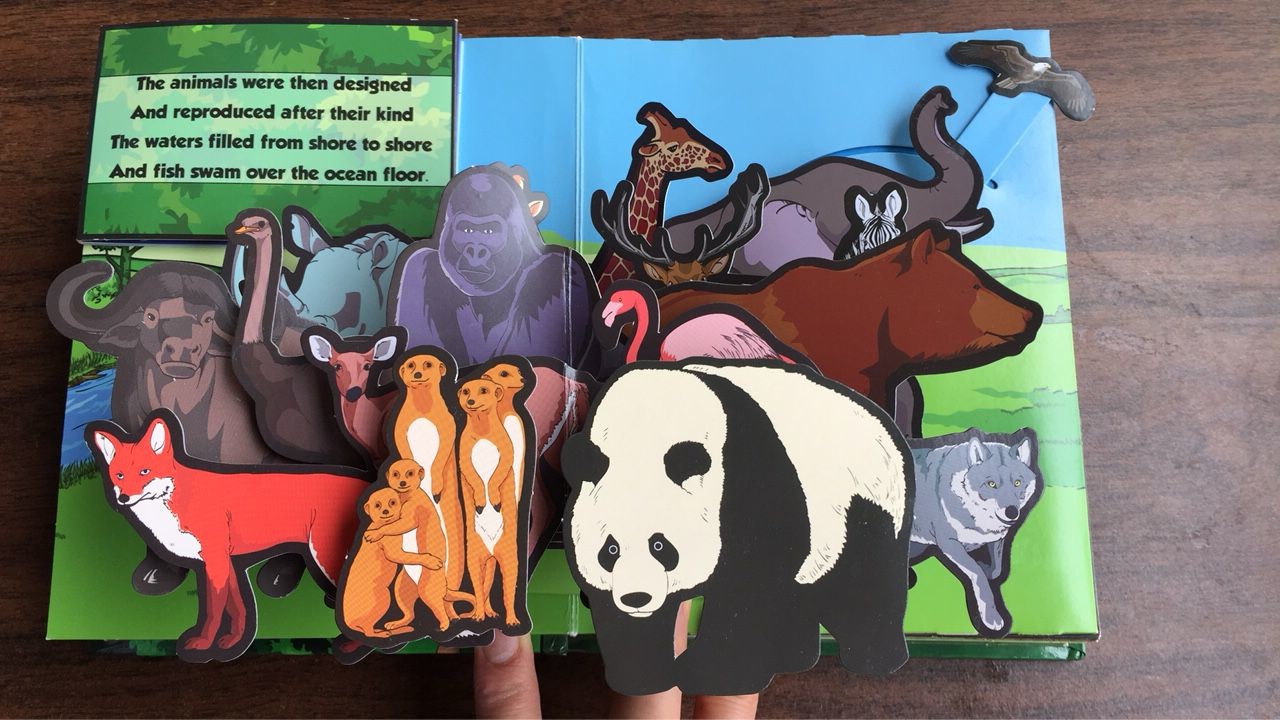 Full Color Education Children'S 3D Books / Commercial 3d Animal Book