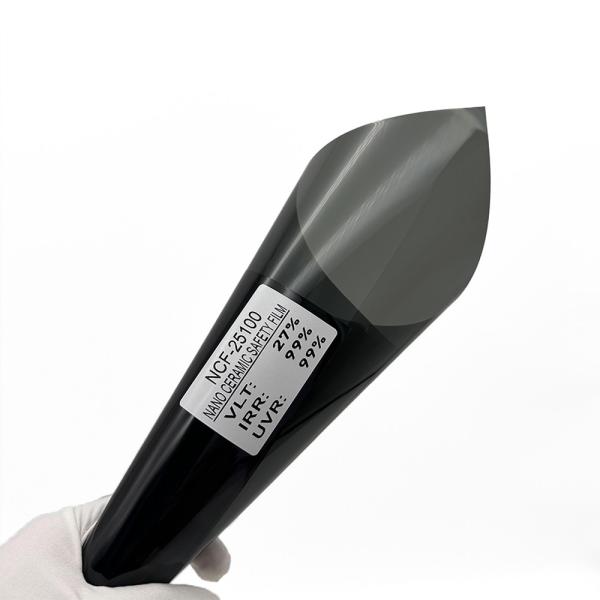 NCF-25100 Car Glass Waterproof Film 2MIL IRR100% Heat Rejection Car Window Tint
