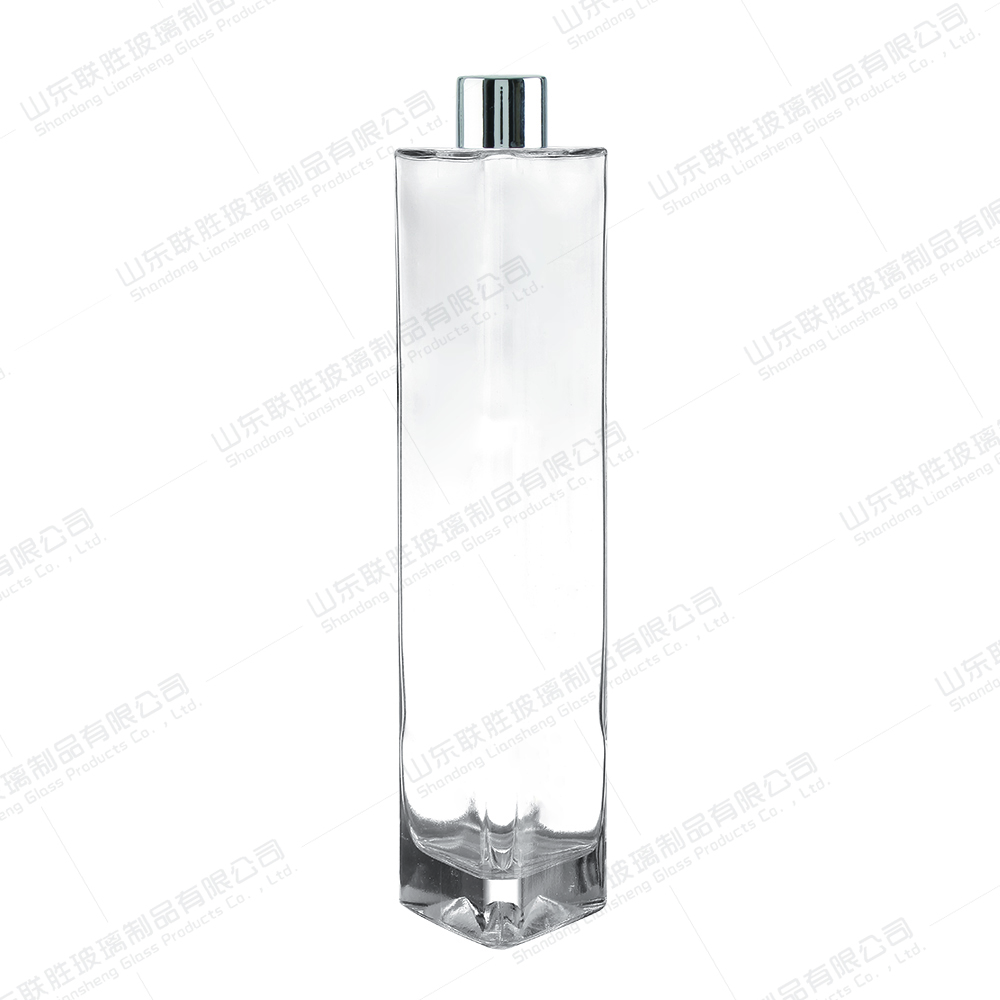 Rubber Stopper Sealed Triangular Prism 50ml 100ml 500ml Brandy Whiskey Glass Bottles
