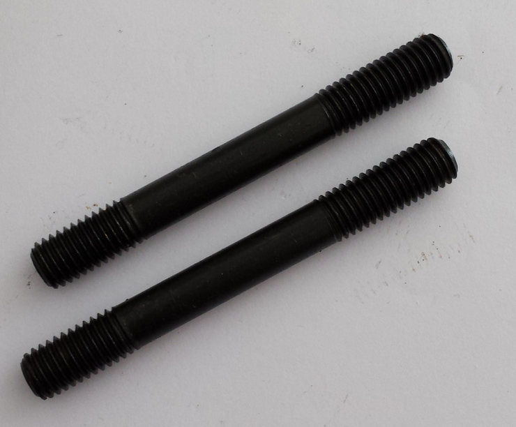High Tensile Carbon Steel Double End Threaded Stud Bolts in Customized Size for Industrial