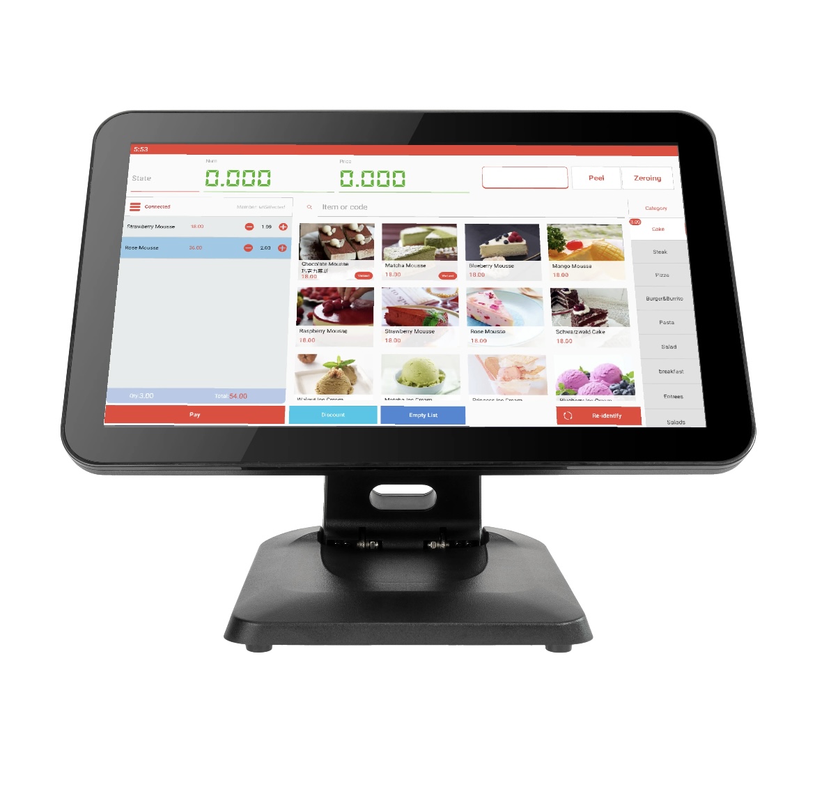 15/15.6 Inch Desktop Billing System Cash Register for Restaurant RAM 2GB/4GB/8GB/16GB