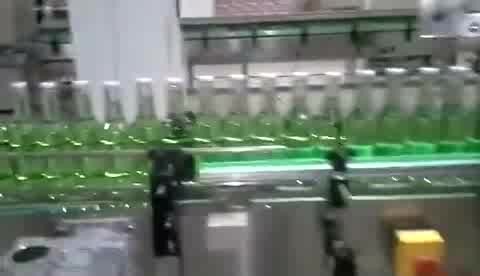 Beer / Wine Double Side Labeling Machine , Commercial Round Sticker Printer