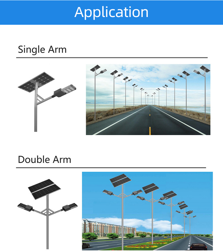 30watts 100w Solar Hybrid Street Light LED Solar Powered Lights IP65 Waterproof