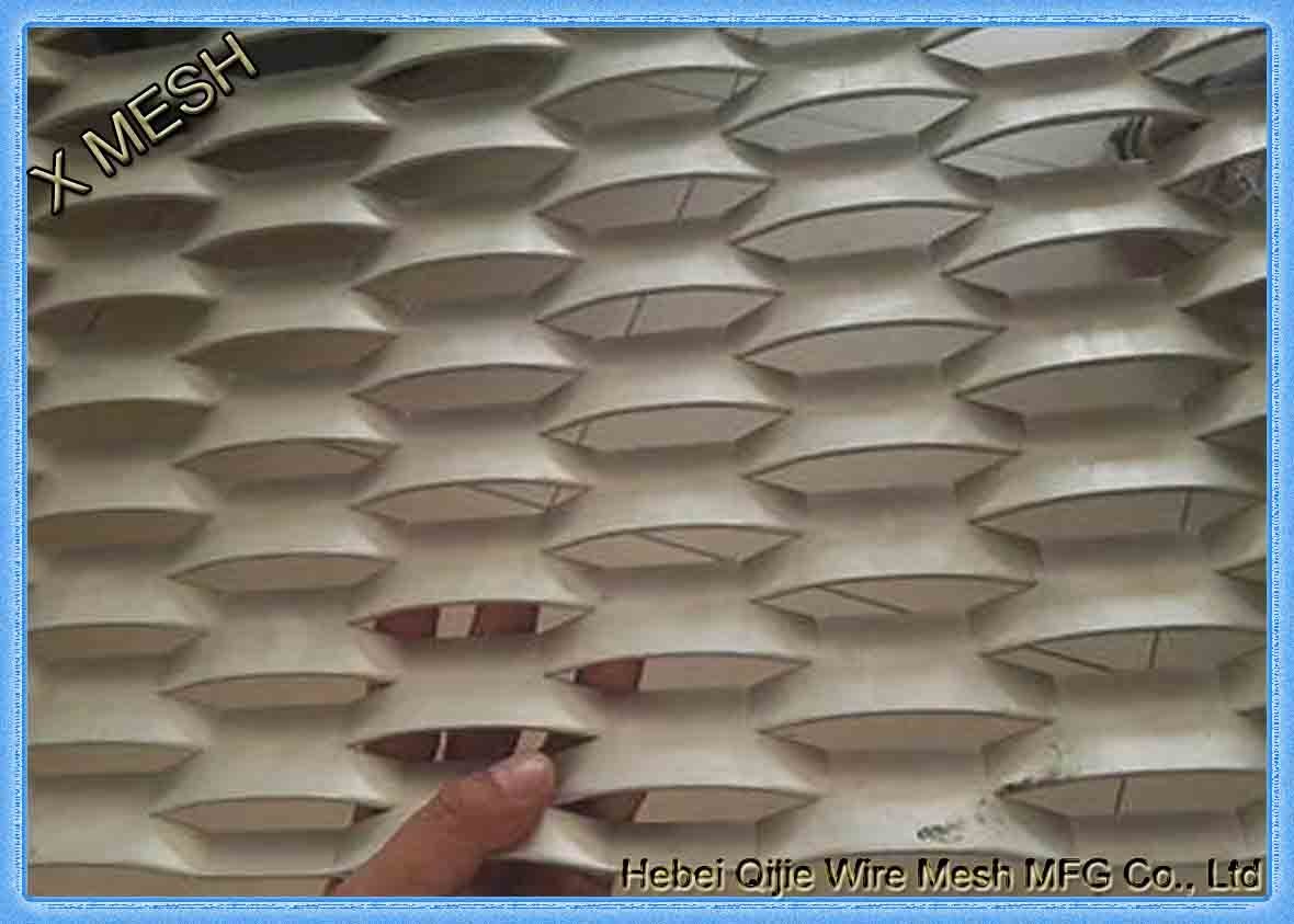 Light Colour Stainless Steel Expanded Metal Grating Fit Engineering Projects