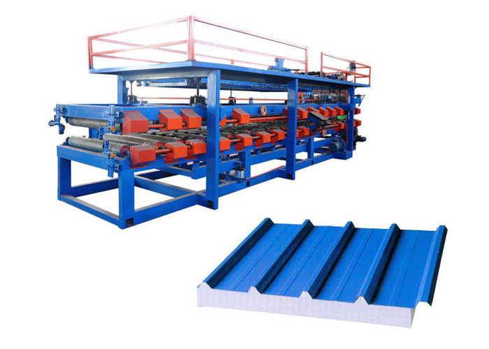Continuous Polyurethane Sandwich Panel Forming Machine High Productivity