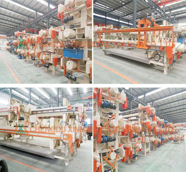 SiChaun XinMing Chemical Sludge Hydraulic Automatic Press Press Filter
