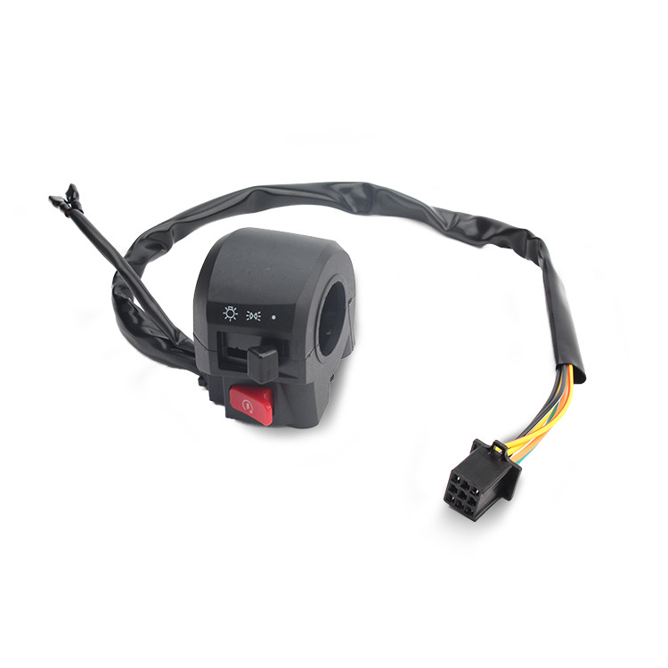 Motorcycle Switch Assembly Switch Back Motorcycle Switch On Off Handlebar base combination Applicable to HJ152-8