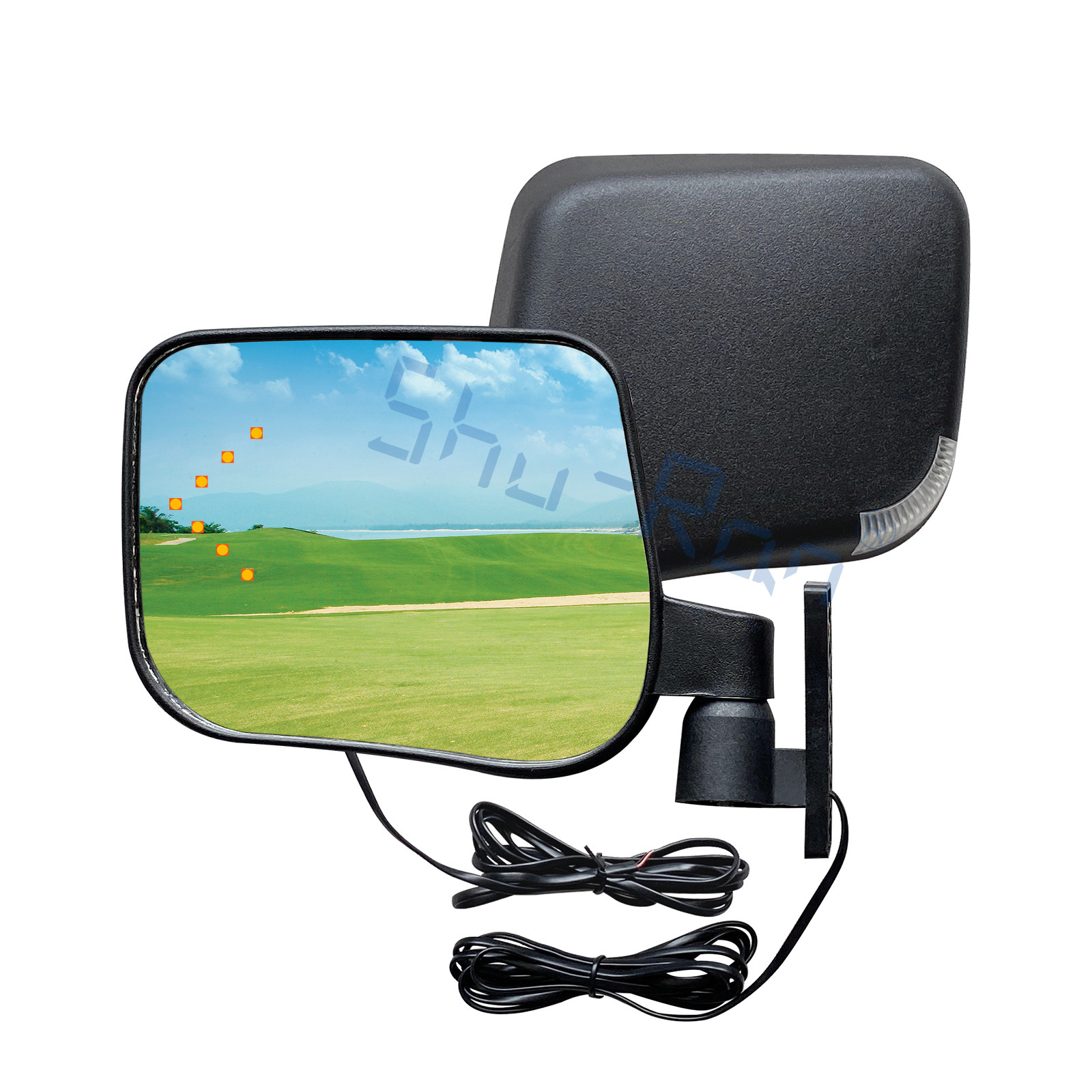 Universal LED Rear View Mirror For Golf Cart Club Car, Ezgo, Yamaha