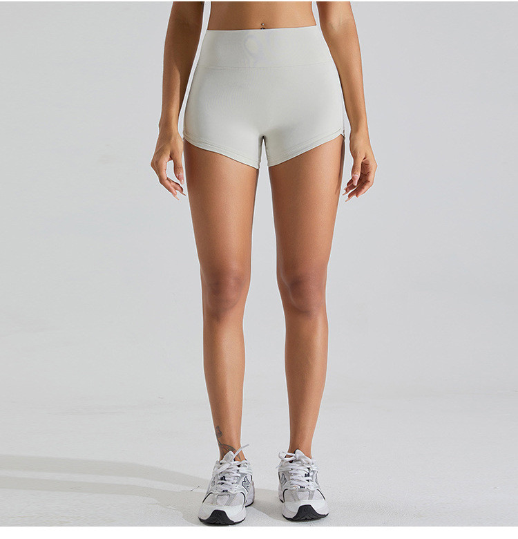 NUDE PEACH HIP LIFT YOGA PANTS WOMEN'S ABDOMINAL YOGA SHORTS THREE-POINT TIGHT FITNESS PANTS RUNNING PANTS
