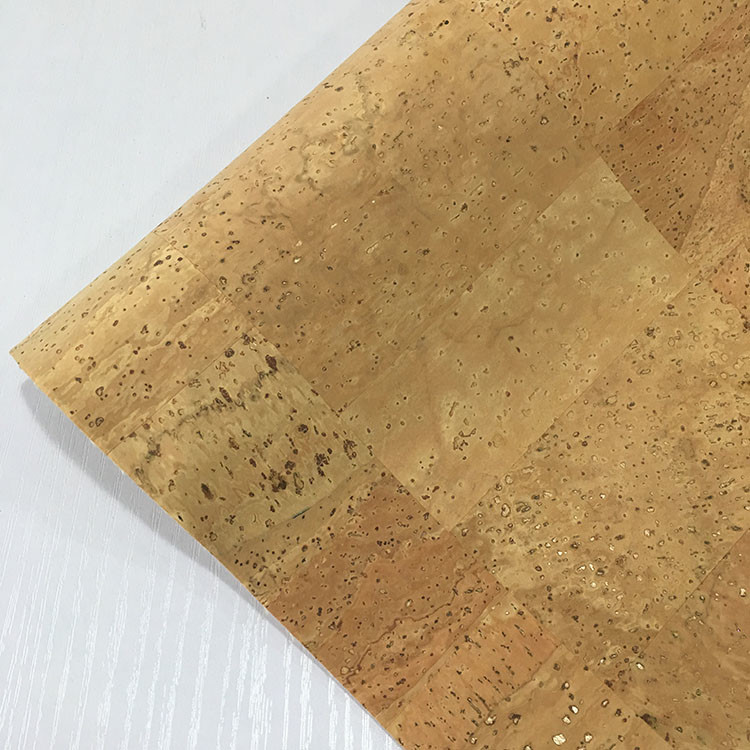 Portugal Eco-friendly 135 cm vegan bag wallet Natural Cork Leather Fabric