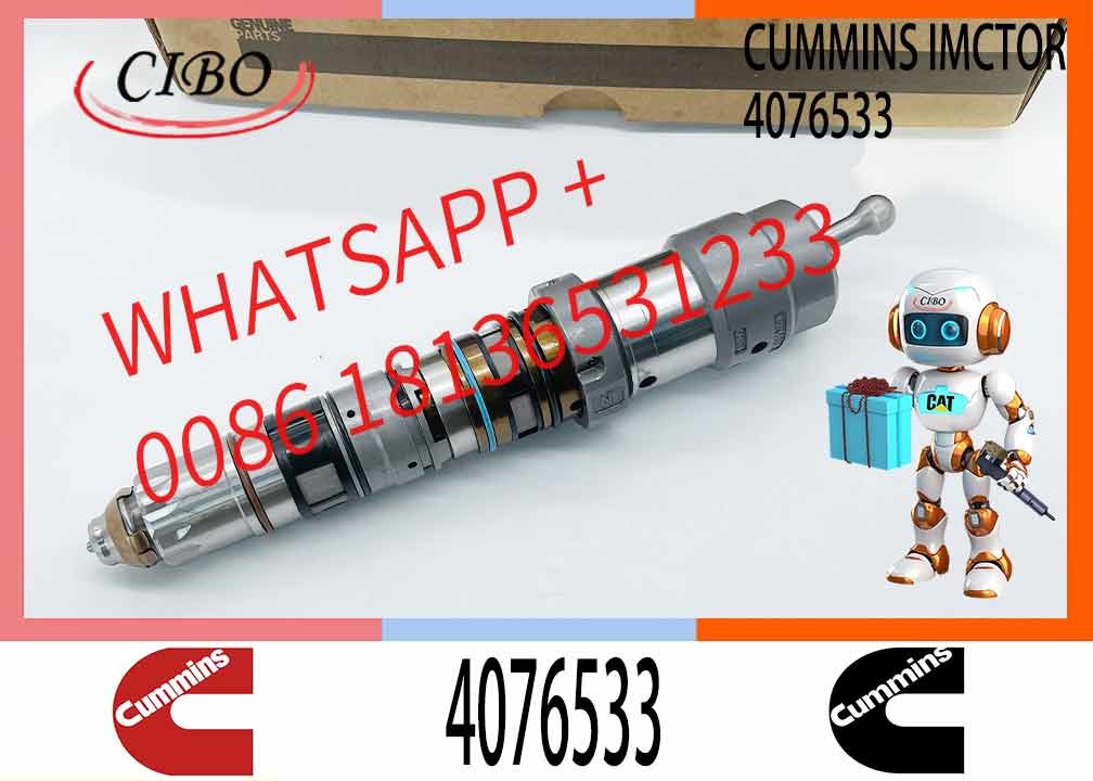 QSK23 Engine Spare Parts Common Rail Fuel Injector 4088431 4076533 4062090 4077076 4902827