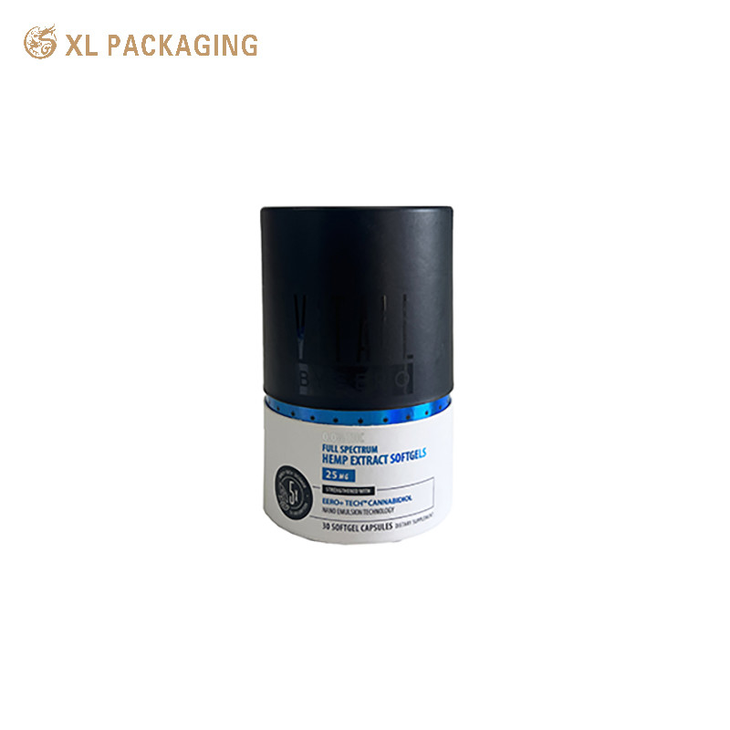 Customized Logo Flat Edge Paper Tube Packaging Kraft Paper Round Box Packaging Chocolate Gift Candy Box