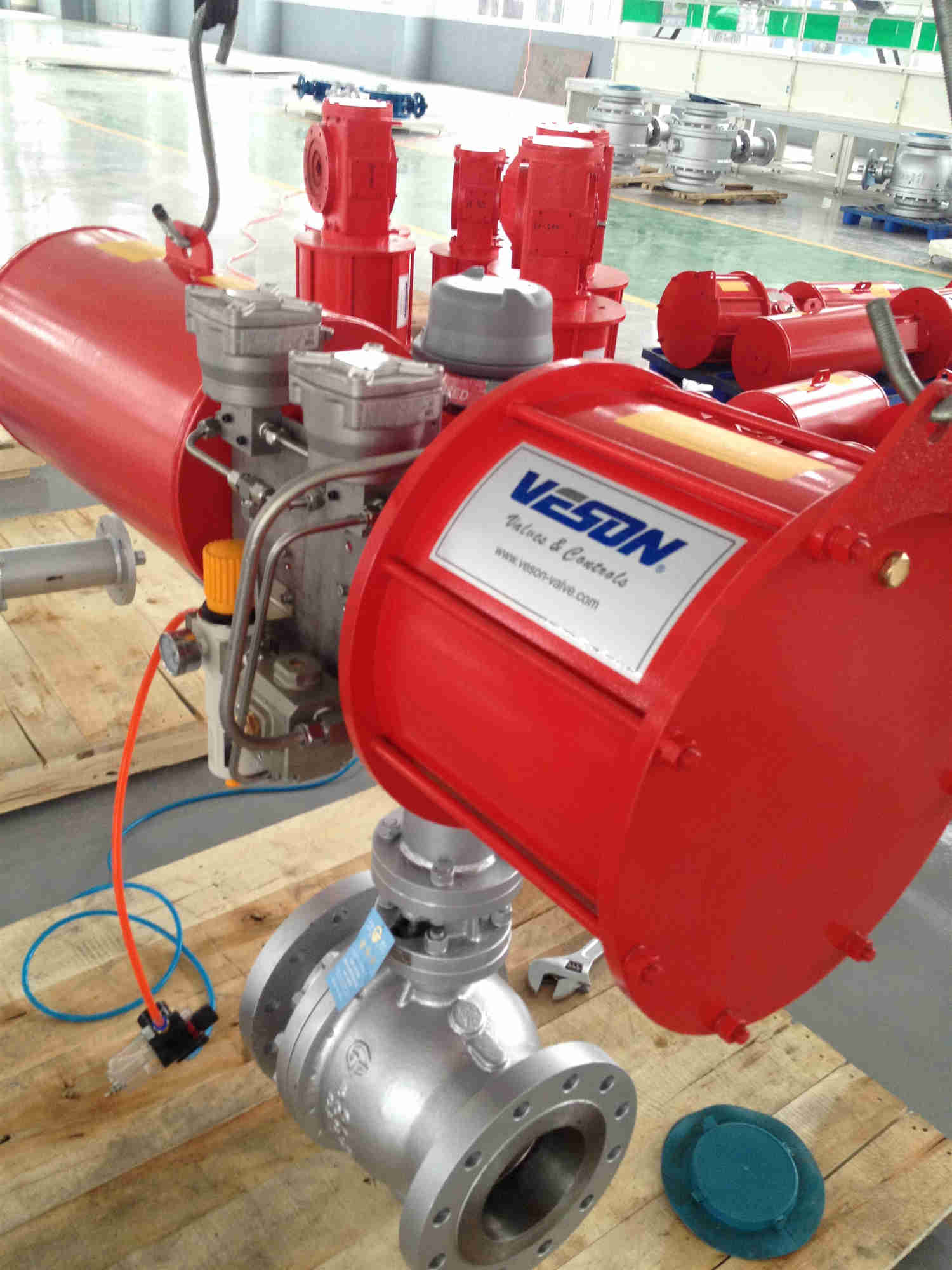 High Accuracy Emergency Shutdown Valve Quarter Turn Operation Close Valve In Less Than A Second