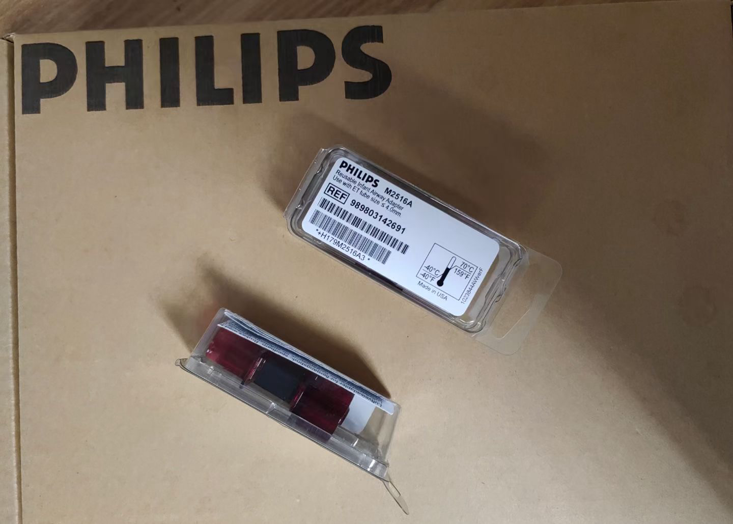 PHILIP M2516A Medical Device Consumables Airway Adapter Reusable For Infant