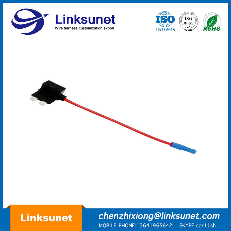 Automotive 35A 12V / 24V / 36V Maxi Fuse Box Wiring Harness UL1015 - 16AWG OD 3.0MM