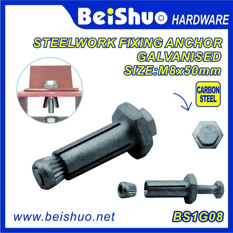 High Quality Hot Sales Carbon steel Zinc plated Hot dip Galanised Hex Expansion Anchor Bolts