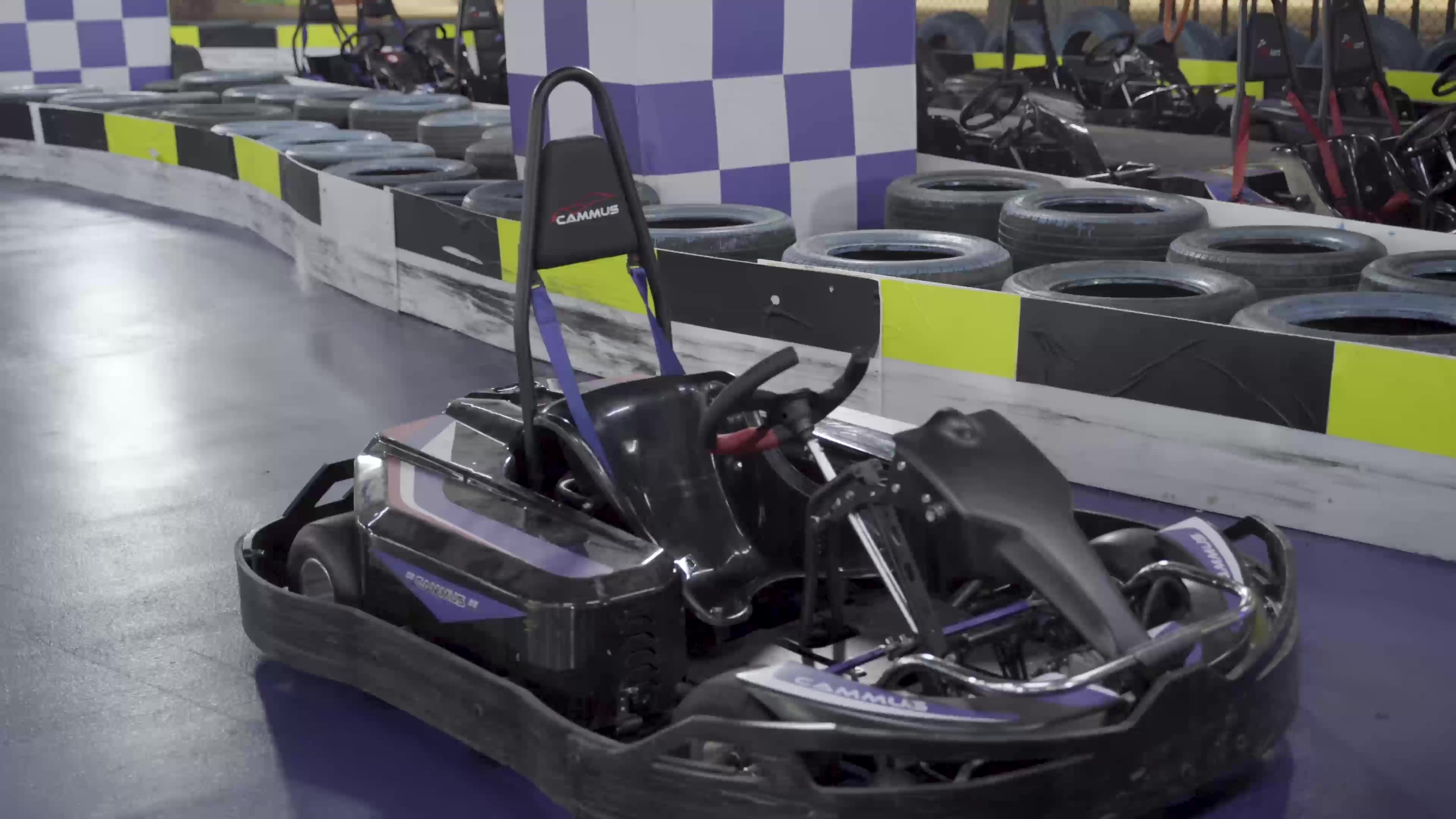 Indoor 3.5kw Professional Racing Go Kart App Adjustment Control