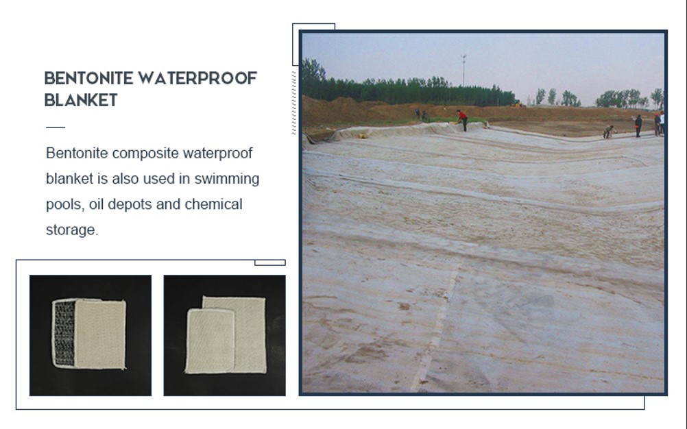 Reinforced Geotextile Bentonite Geo Clay Liner GCL Bentonite