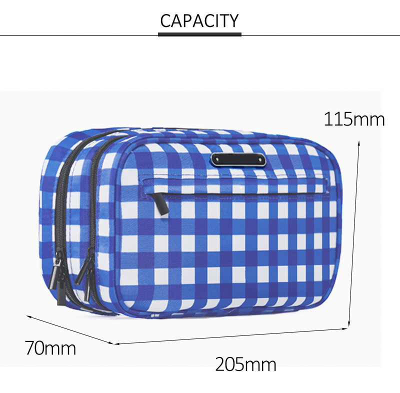 Logo Foldable Protable Travel Eco Toiletry Cosmetic Bag Waterproof