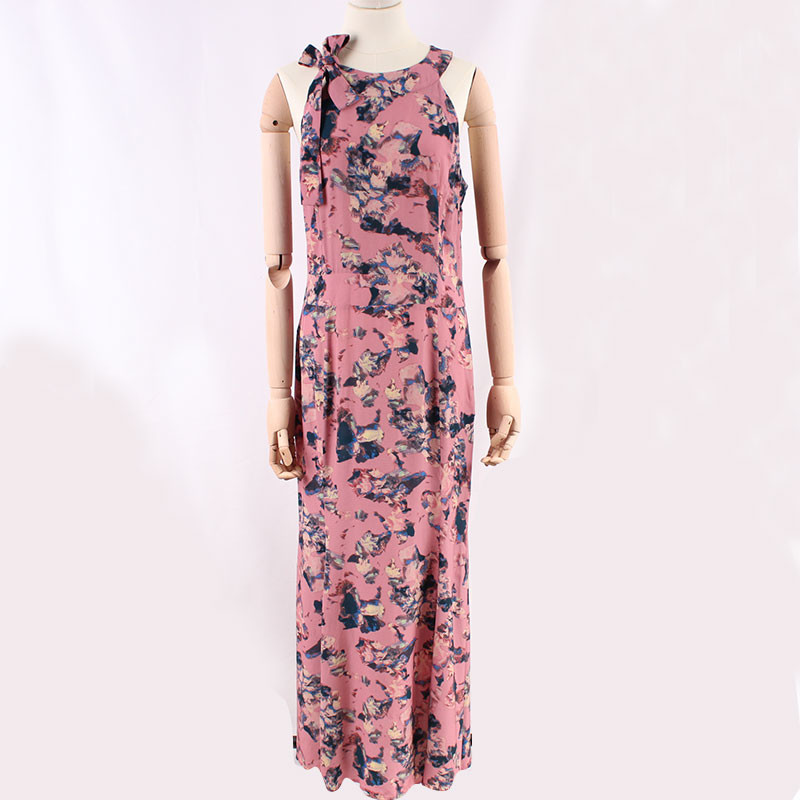 Silk Touch 100 Viscose Women Evening Party Dress