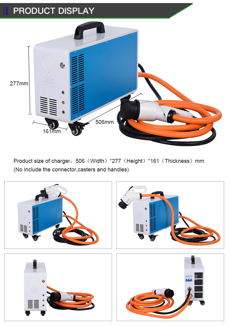 22KW EVSE EV Charger GBT CCS Level 3 DC Fast Charger For Volkswagen VW ID4 ID6 TESLA