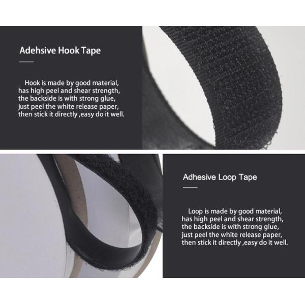 Eco Friendly Super Sticky 20mm Self Adhesive Velcro For Fabric