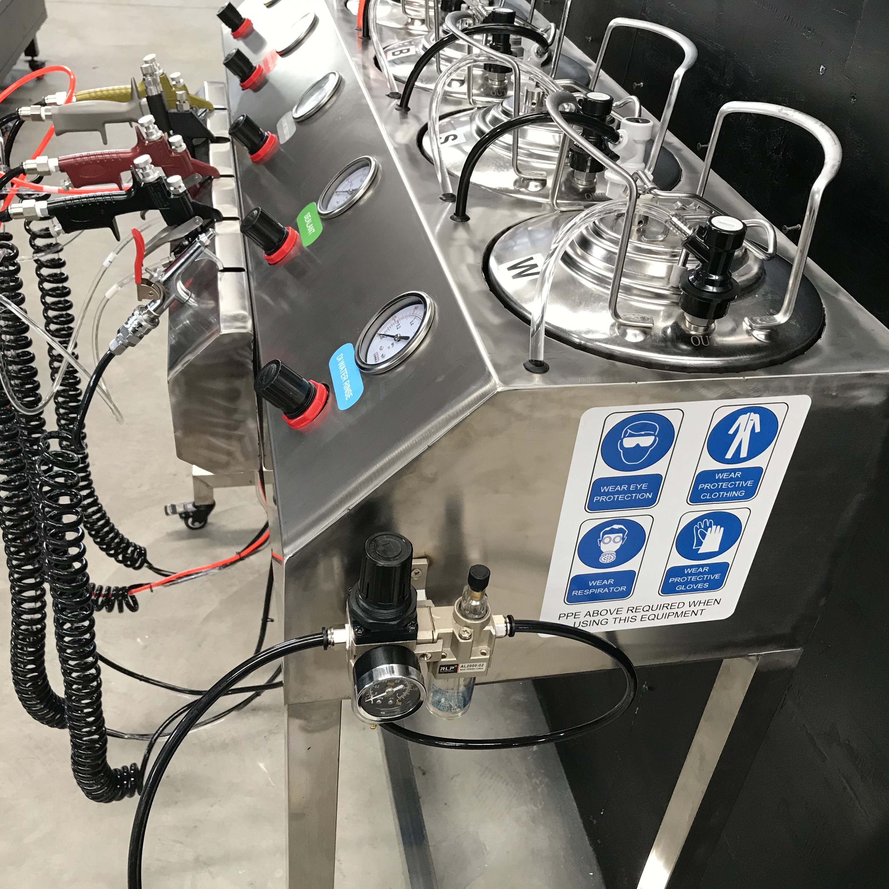 Spray on Chrome Technology and Machine