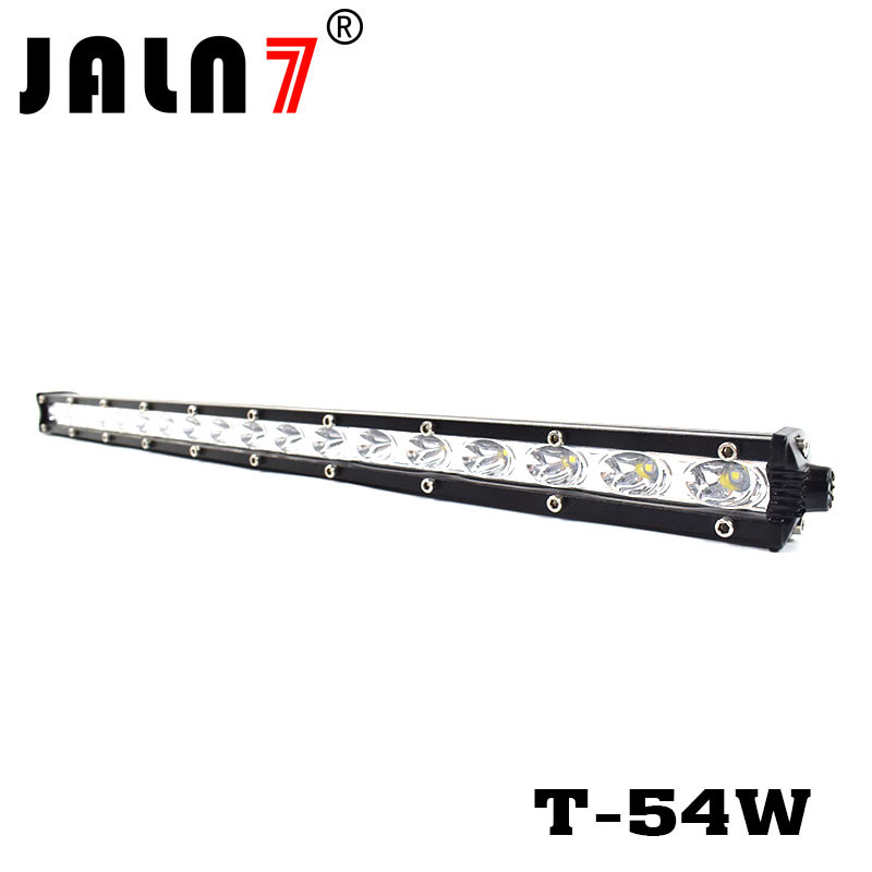 LED Light Bar JALN7 54W CREE Spot Flood Combo LED Driving Lamp Super Bright Off Road Lights LED Work Light Boat Jeep