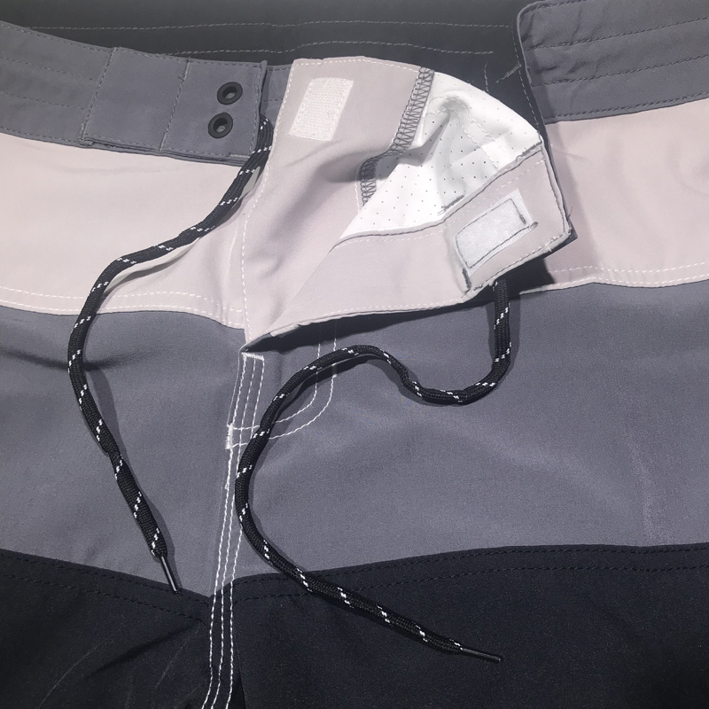 Plain Surf Custom Beach Shorts , Drawstring Beach Shorts Drying Splash Proof