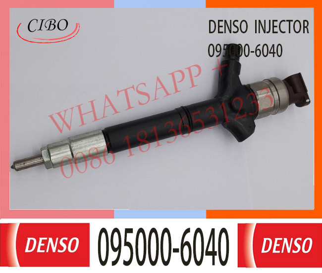 095000-6040 Common Rail Diesel Fuel Injector For TOYOTA COROLLA VERSO / RAV4 2AD-FTV 23670-0R020