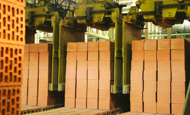 Clay Bricks Robot Packing Automatic Brick Making Machine 40Kw