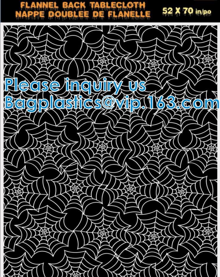 Vinyl Christmas Happy Halloween Banquet Event & Party Supplies Decoration Ployester Tablecloths Table Cover picnics