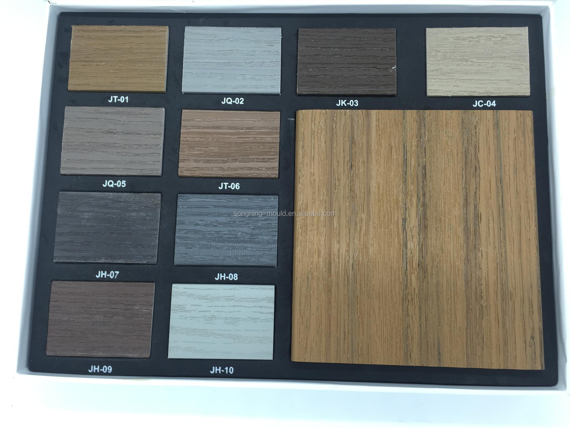 Co-extrusion Technology 16ft Exterior Grooved Shape PVC Decking for Decking Solutions