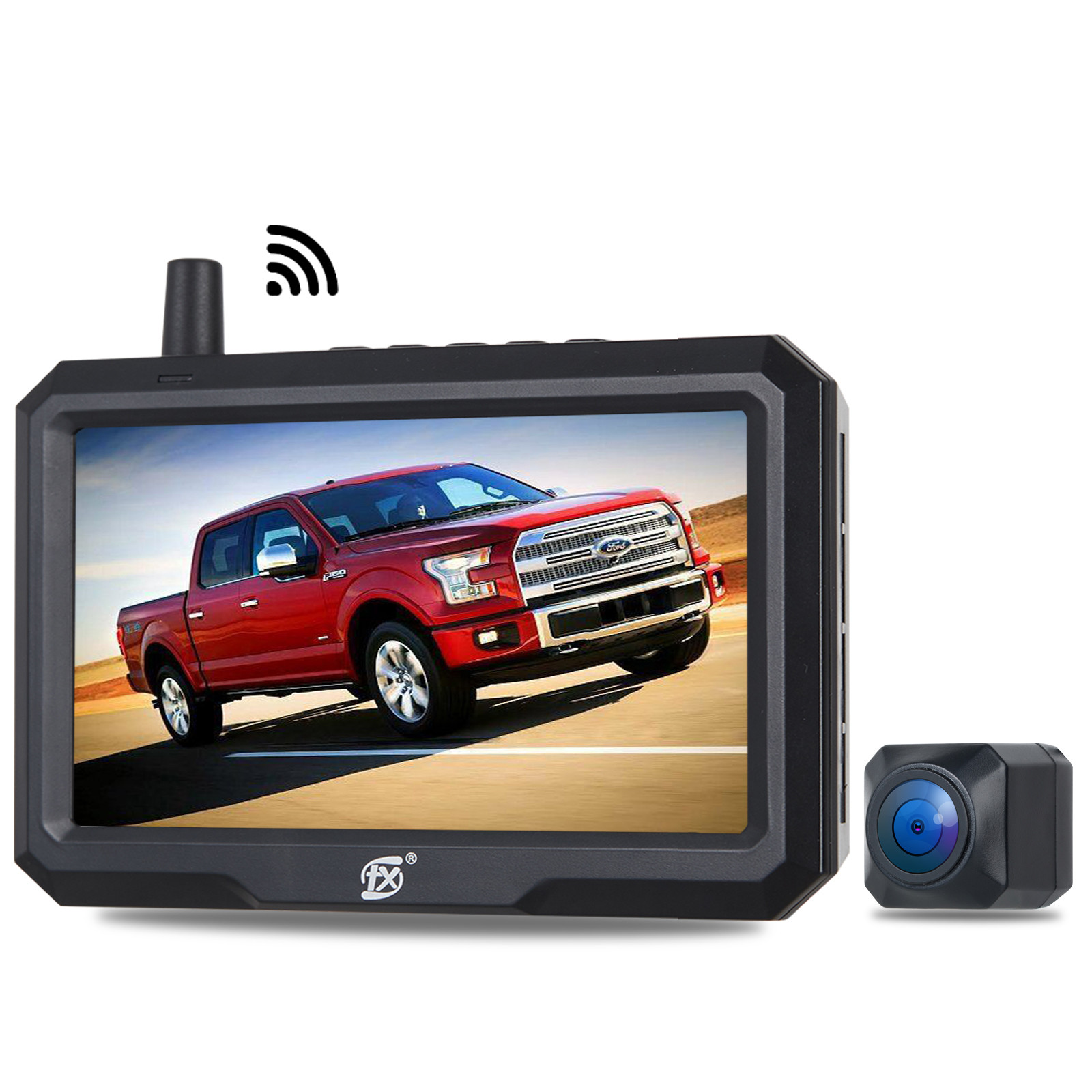 2.4GHz Transmitter 800x480 Vehicle Rearview Camera 5" Color Monitor