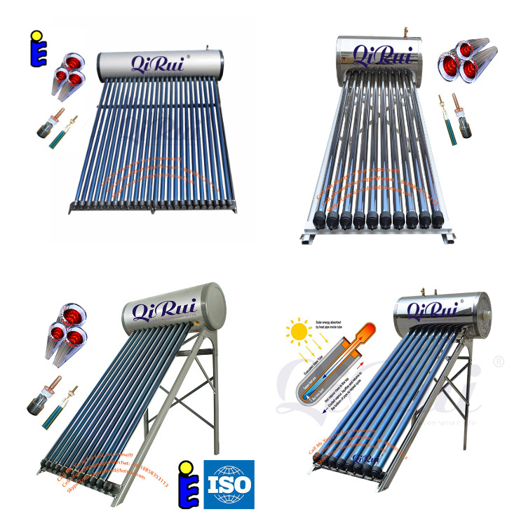 100L-360L Compact Solar Vacuum Tube Pressurized Solar Water Heater