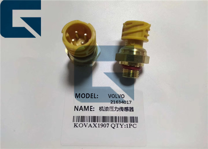 D12 Oil Pressure Sensor 1077574 For Volv-o EC380D EC480D Excavator Spare Part