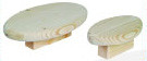 Spruce Wood Dry Steam Room Equipment Sand Timer / Bucket Simple Design