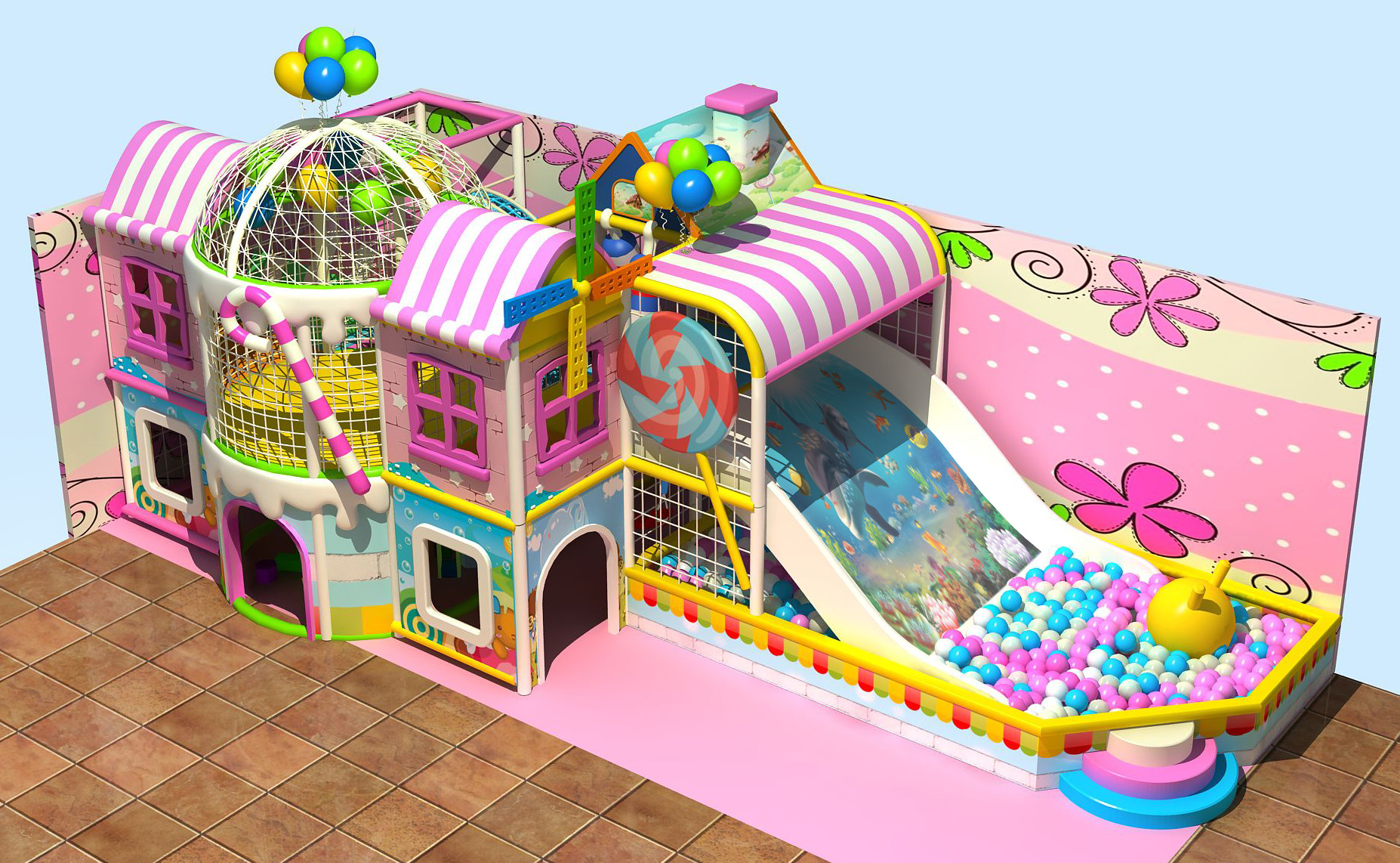 2019 best selling indoor playground kids play centre ball pool indoor play place