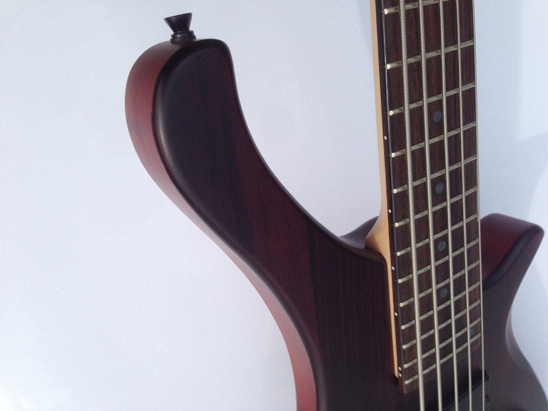 professional high quality 5 string permance bass guitar Through Neck rosewood and Mahogany body