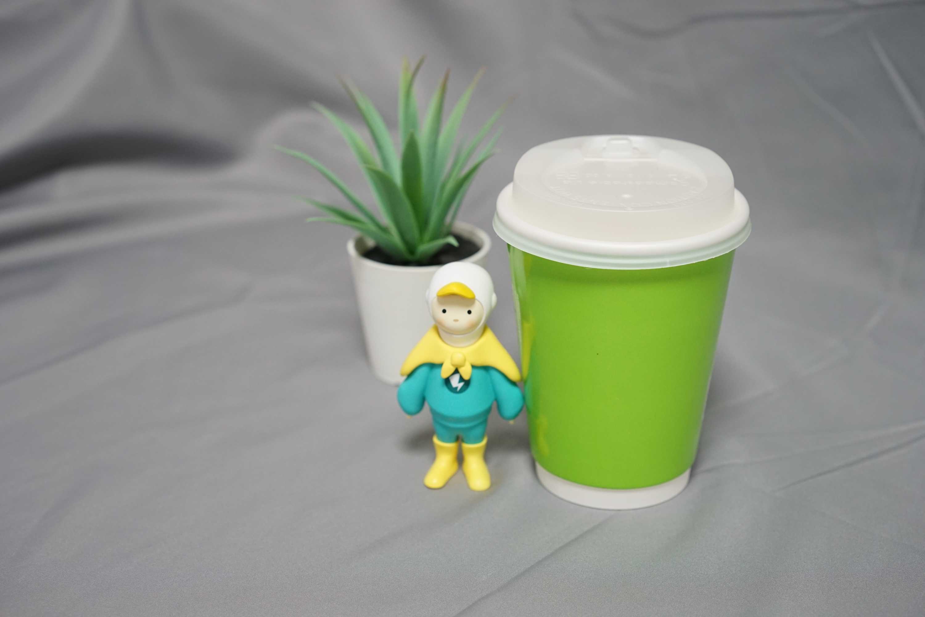 90mm Hot Cup PLA Lids Disposable Biodegradable Compostable