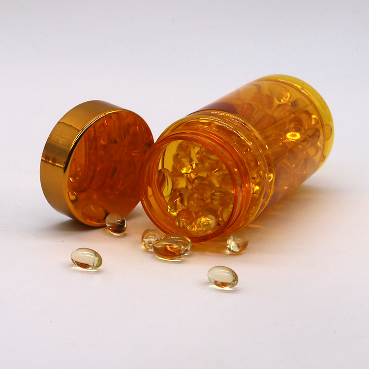 175ML Capacity PET Plastic Capsule Pill Medicine Bottle with CRC Screw Flip Top Caps