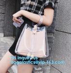 EVA pvc lady packing handbag, Online shop china fashion transparent PVC ladies