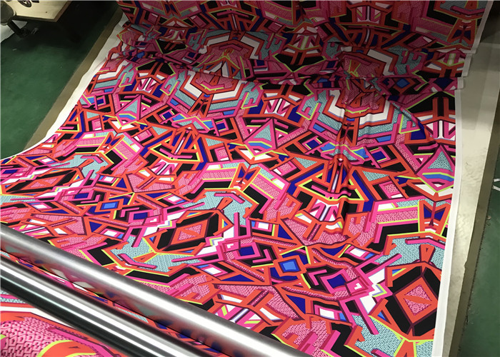 Swim Towelling Yoga Print Fabric Recycled Polyester 260GSM