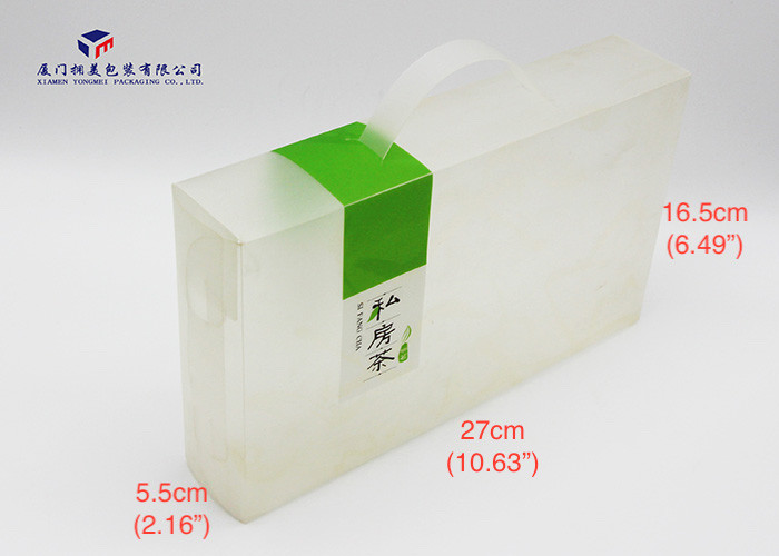 Premium PP Hard Plastic Box Packaging For Retail Products With Handle Strip