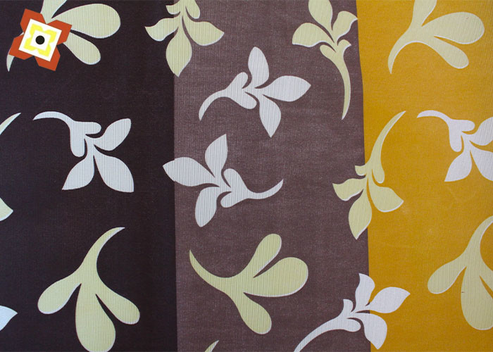 Polyester Warp Knitted Printed Mattress Fabric Breathable 210cm