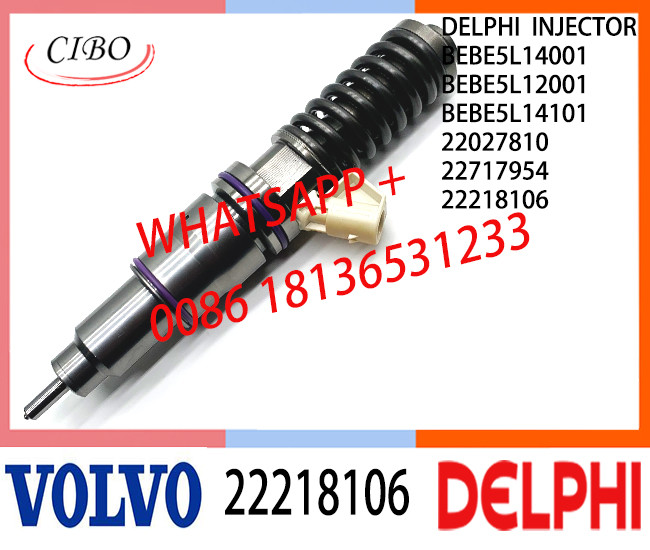 Fuel engine Diesel Injector 22218106 22027810 22717954 BEBE5L14001 BEBE5L12001 BEBE5L14101 E3.5 for VOVLO MD16 US14