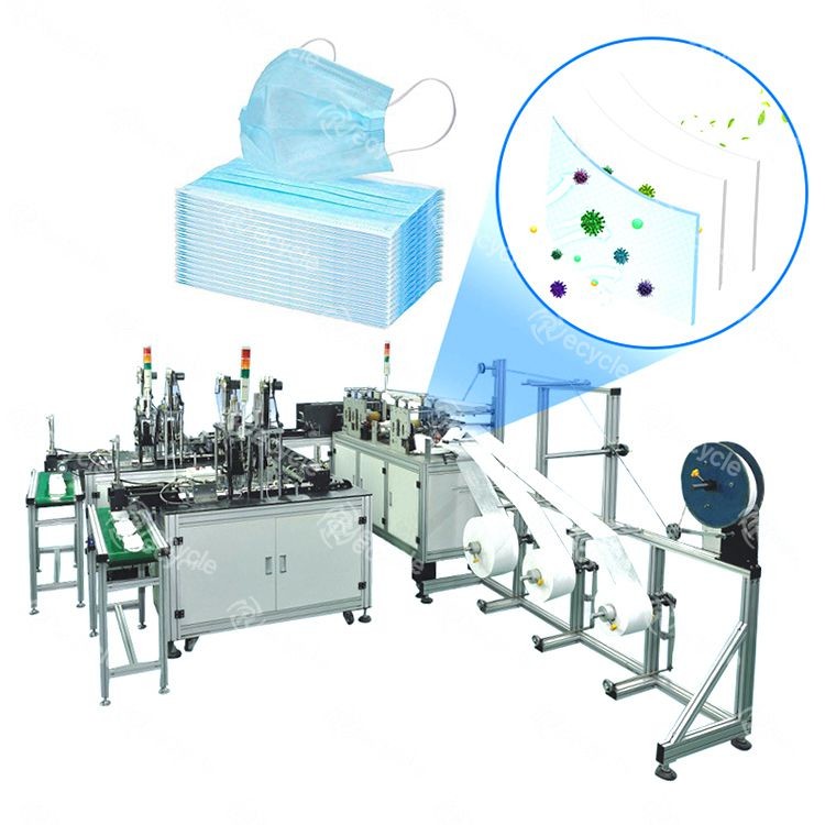 Welding Fully Automatic Medical Face Mask Making Machine